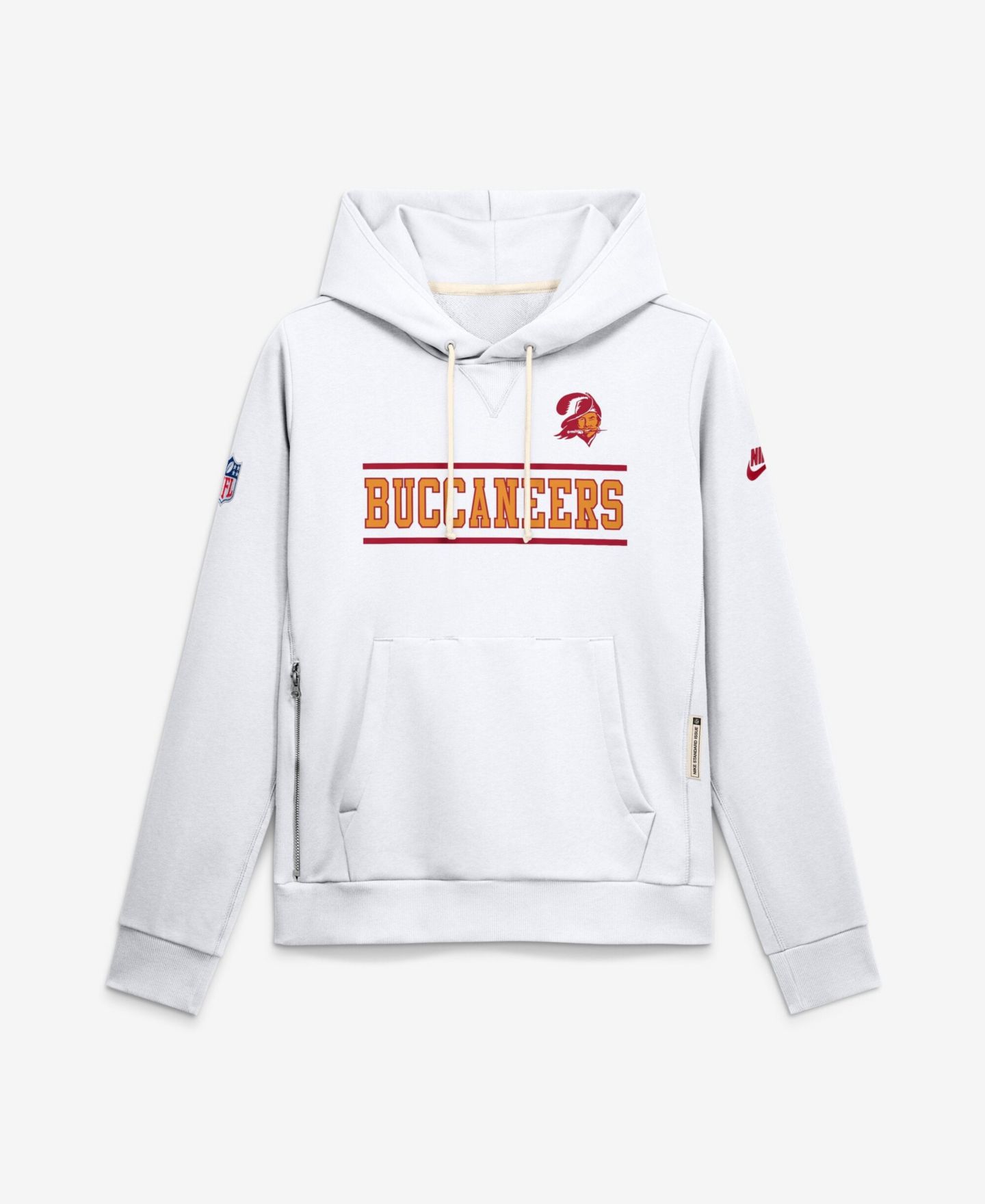 Женское худи Nike White Tampa Bay Buccaneers Sideline Standard Issue Alternate Dri-FIT — фото 2
