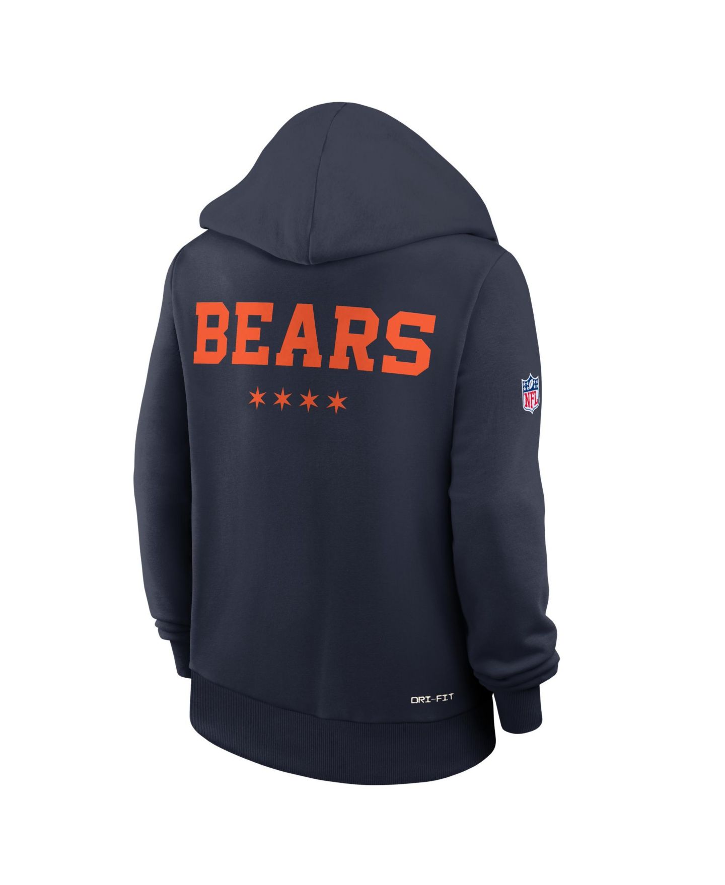 Женское худи Nike Navy Chicago Bears 2026 Rivalries Collection Standard Issue Sideline Pullover — фото 7