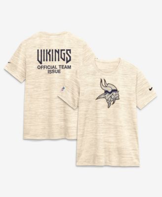 Women's  Natural Minnesota Vikings 2026 Rivalries Collection Sideline Velocity Dri-FIT T-Shirt