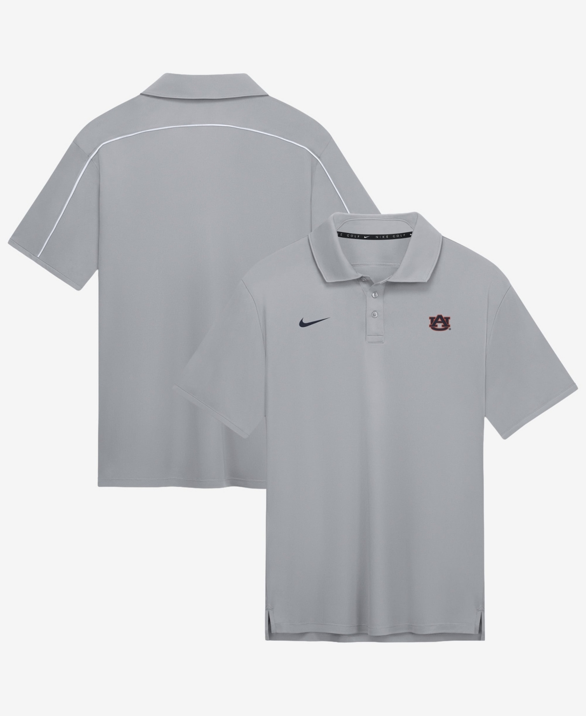 Nike Men's Gray Auburn Tigers Par Dri-fit Polo Shirt
