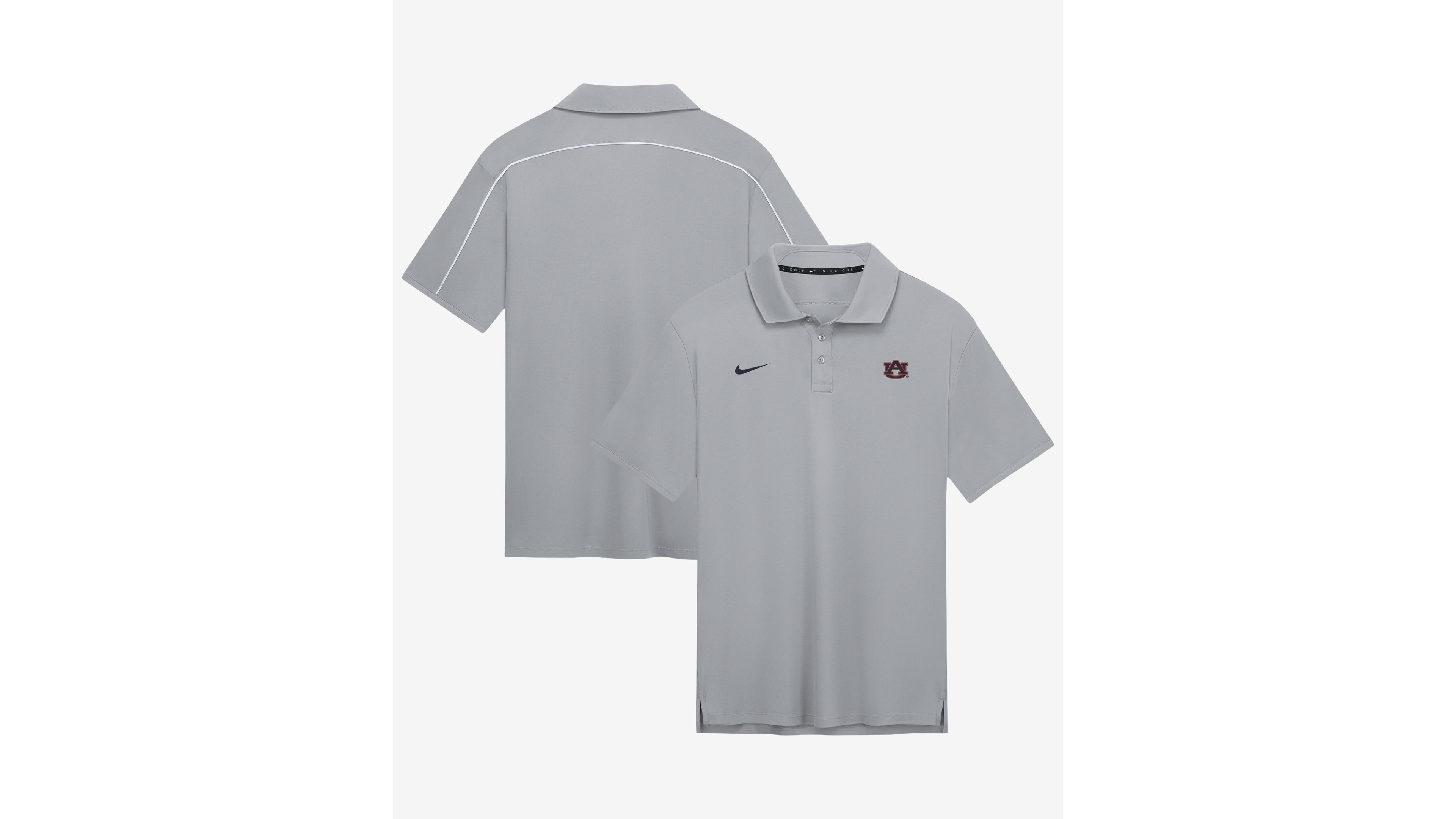 Nike Men's Gray Auburn Tigers Par Dri-fit Polo Shirt