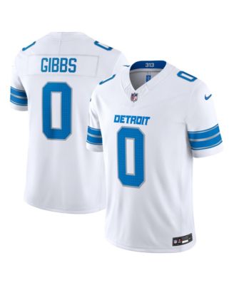 Men's Jahmyr Gibbs White Detroit Lions Vapor F.U.S.E. Stitched Limited Jersey