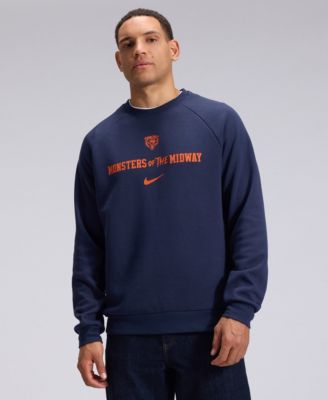 Men's  Navy Chicago Bears 2026 Rivalries Collection Dri-FIT Crew Sweatshirt