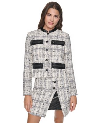 Women's Cropped Tweed Jacket