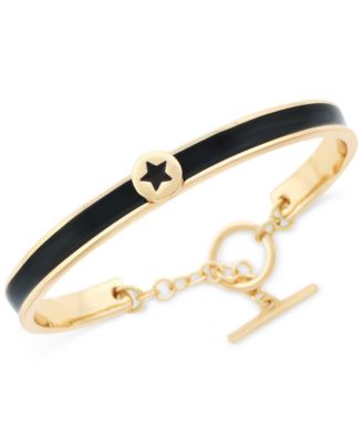 BCBGeneration - Gold-Tone Love Letter Star Bangle Bracelet
