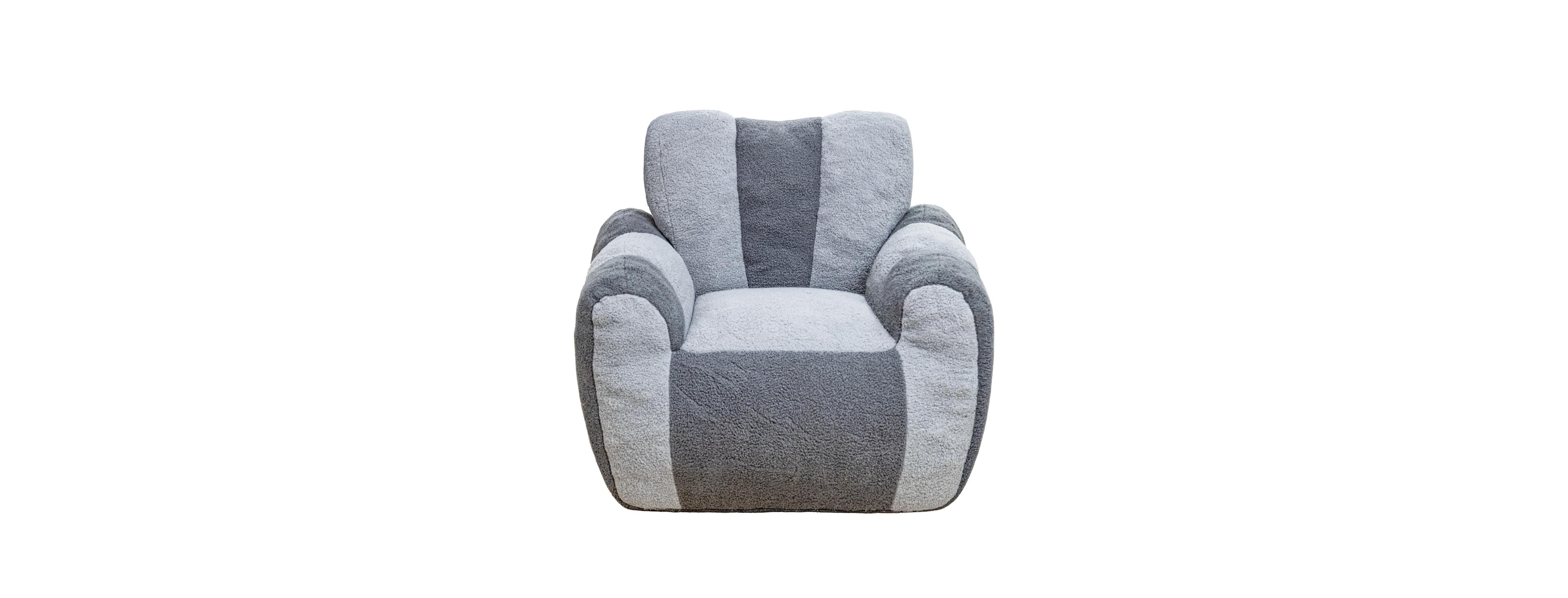 Streamdale Furniture Teddy Bean Bag Chair with Heart-Shaped Backrest.