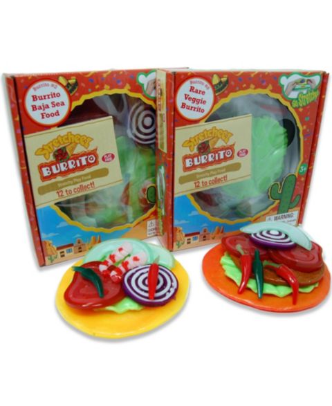 Набор игрушечной еды Stretcheez Burrito, тянущийся, сенсорный, из 2 предметов, 3-10 лет, цвет: Open Miscellaneous