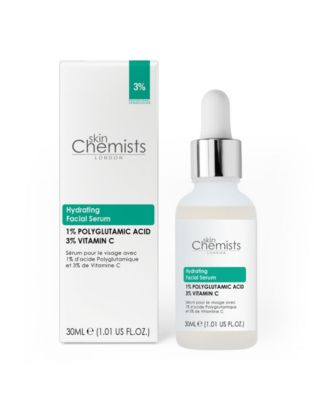 Hydrating Polyglutamic Acid 1 Percentage, Vitamin C 3 Percentage Facial Serum 30 Milliliter