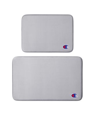 Logo Patch Memory Foam 2-Piece Bath Mat Set