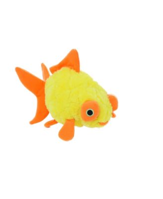 Ocean Goldfish, Durable Plush Squeaky Dog Toy