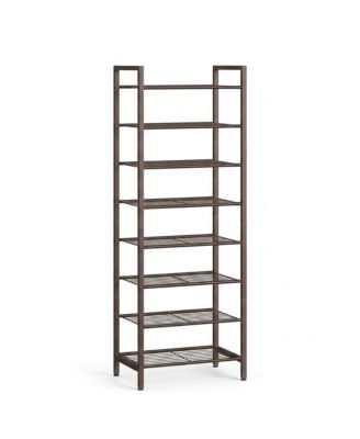 Freestanding Tall Shoe Rack for Small Entryway and Closet Storage