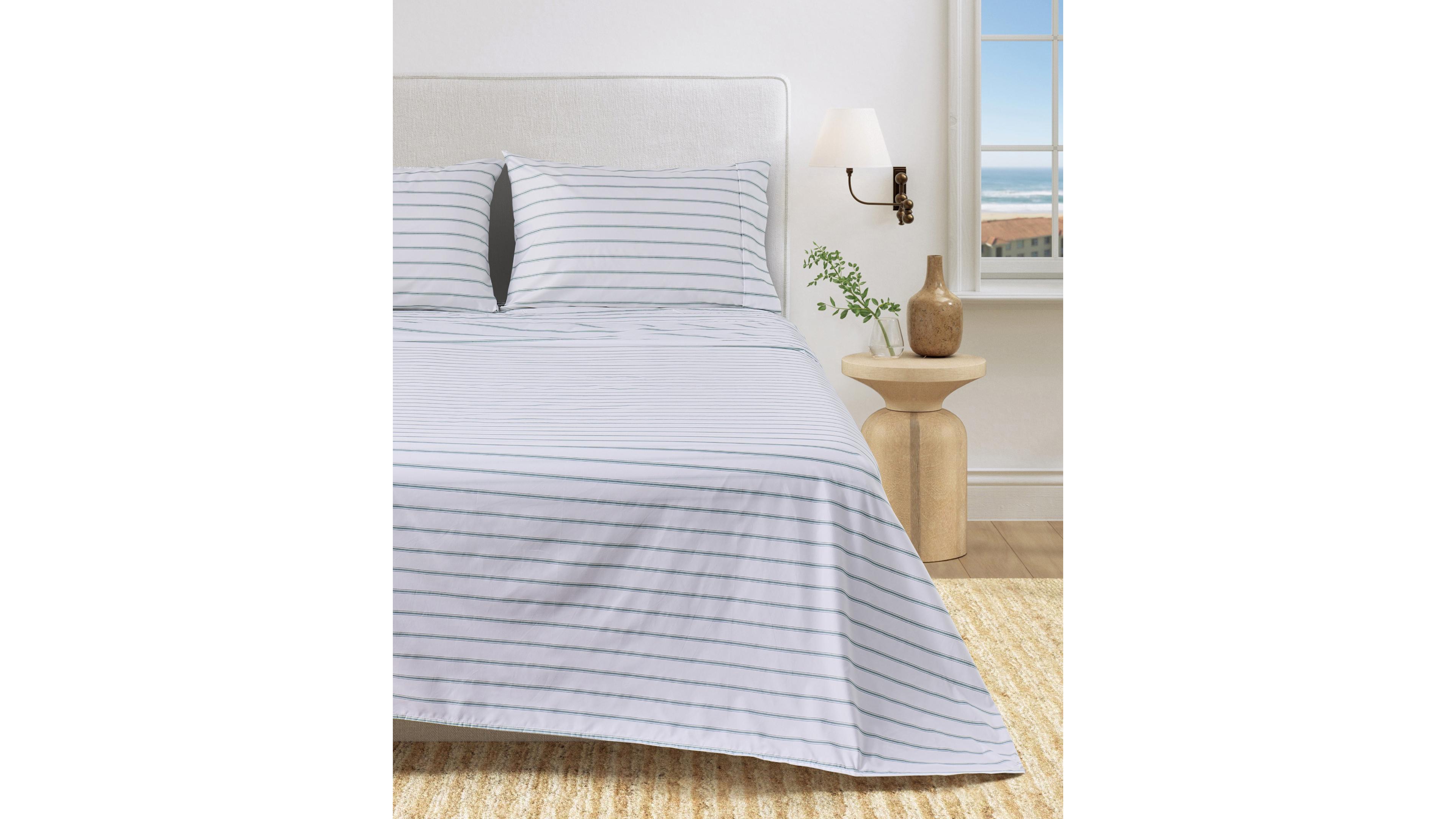 Linery & Co Classic Striped Microfiber Sheet Set