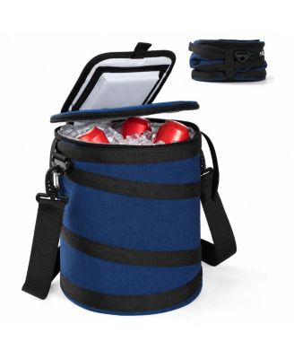 14 Can Insulated Golf Cart Cooler Bag 6 Hour Cold Retention Dual Opening