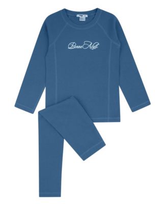 Boys' 4-20 Bonne Nuit Crewneck Long-Sleeve Raglan Top and Pants, 2-Piece Set, 2-Pack