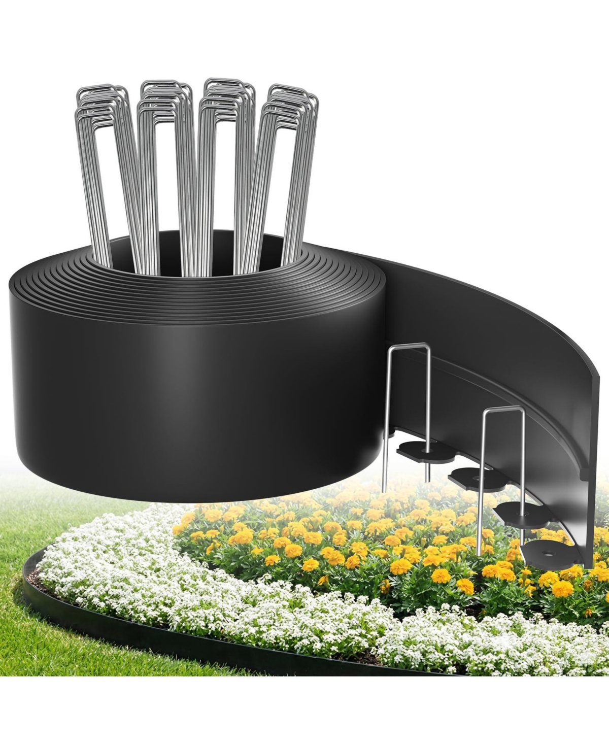 Aofar 4IN 33FT Garden Border Landscape Edging Kit