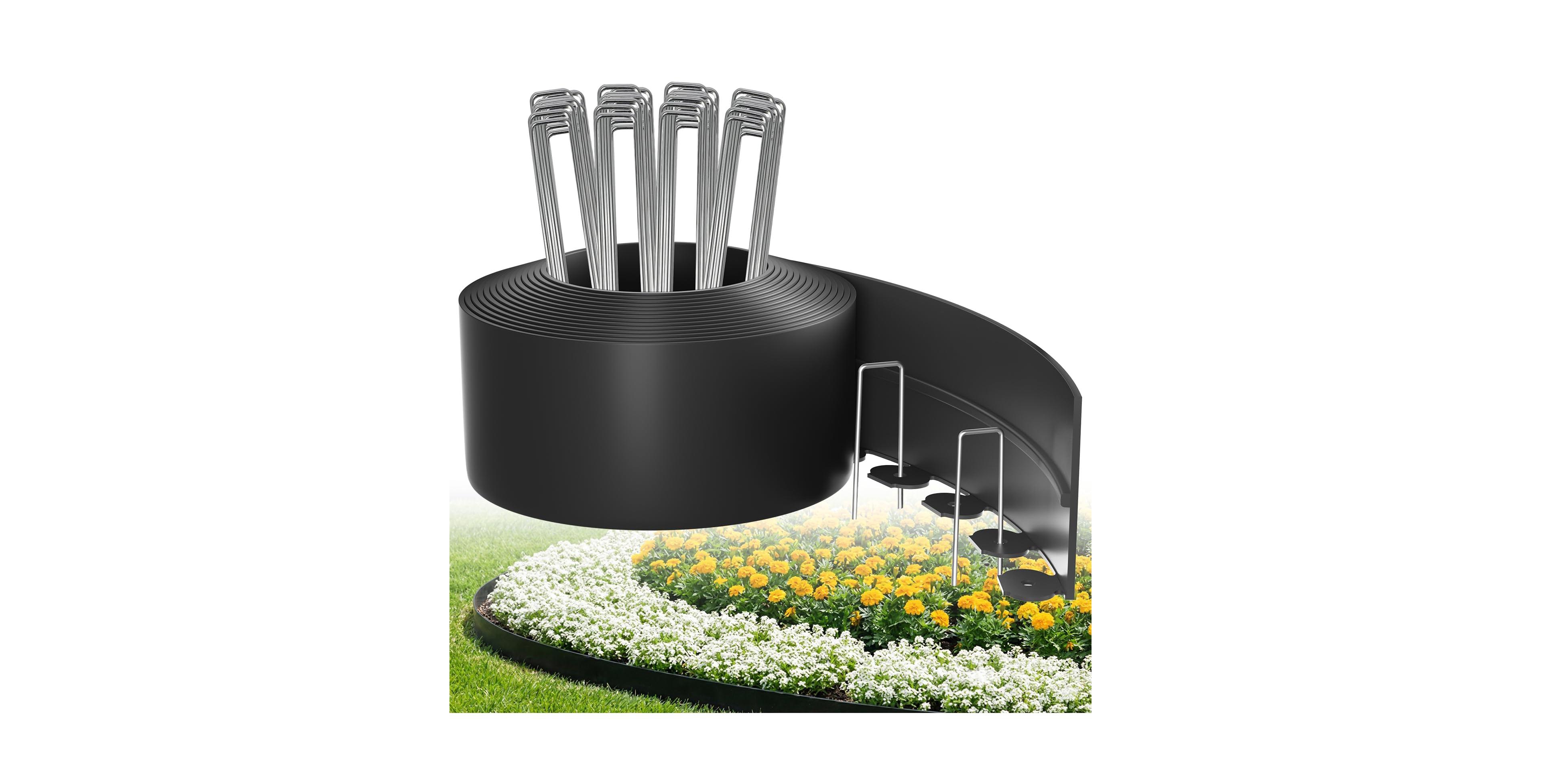Aofar 4IN 33FT Garden Border Landscape Edging Kit