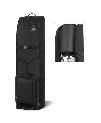 Heavy Duty Oxford Golf Travel Bag With Wheels Club Protector Liner