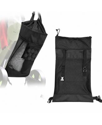 Golf Push Cart Storage Bag Oxford Mesh Durable Adjustable Buckles