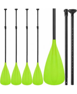 Adjustable 3 Piece SUP Paddles Lightweight Aluminum Alloy Comfort T Grip