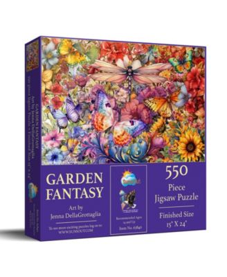 Garden Fantasy 550 Piece Jigsaw Puzzle, Ages 15+