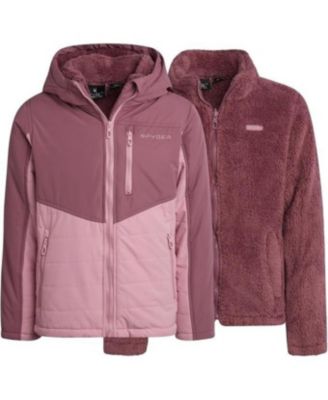 Girls' 4-16 3-in-1 Hooded Jacket