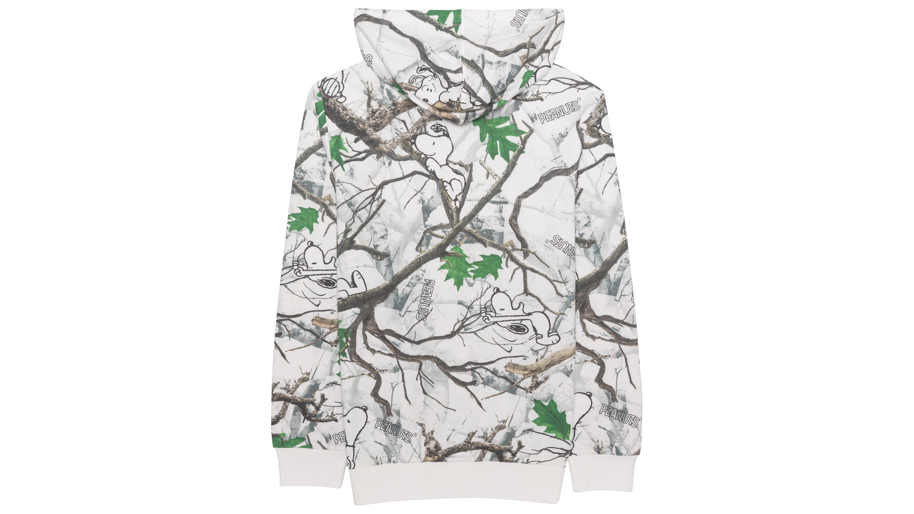 Hybrid Apparel Men's Snoopy All-Over Print Camo Hoodie