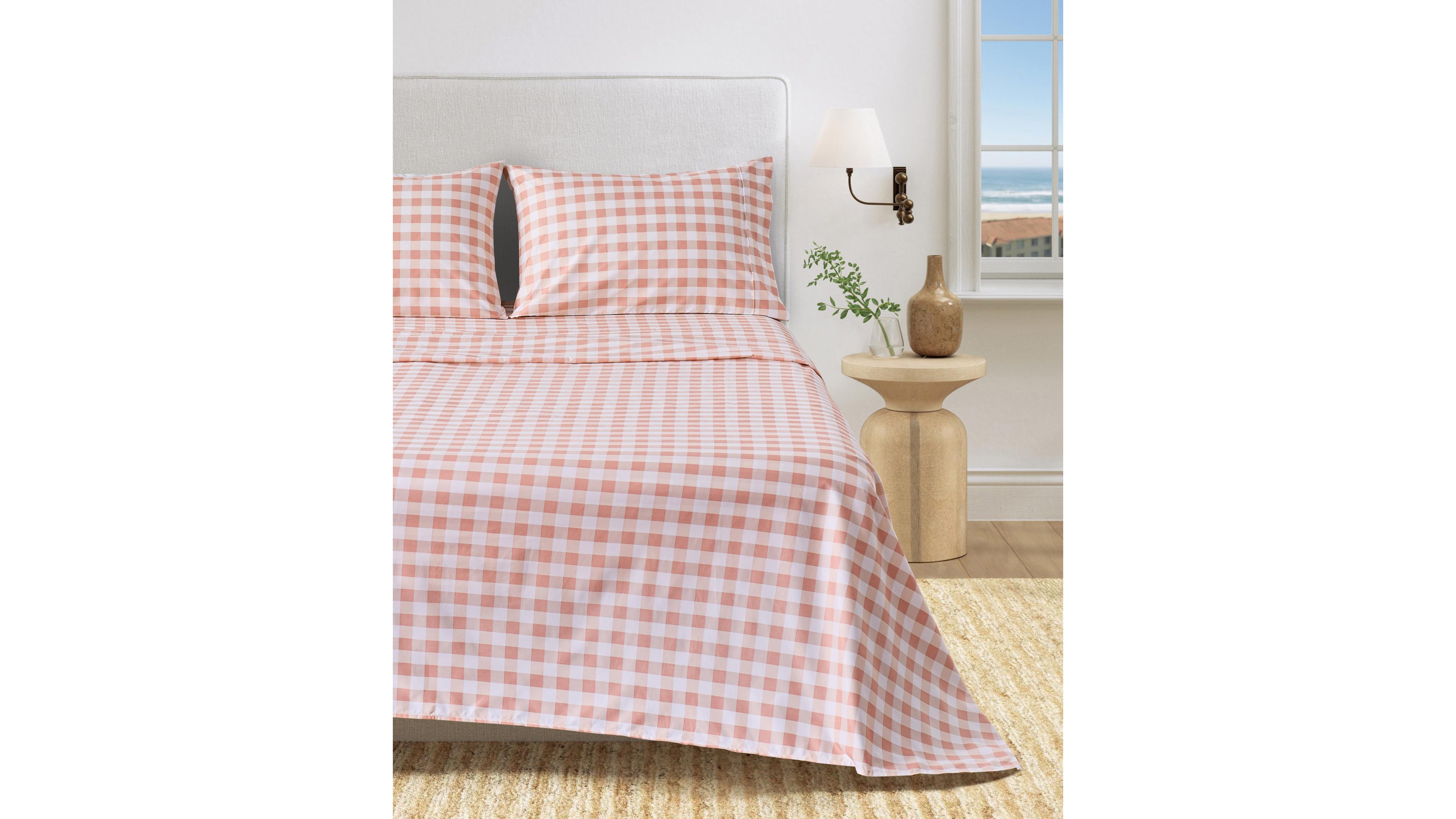 Linery & Co Gingham Printed Sheet Set