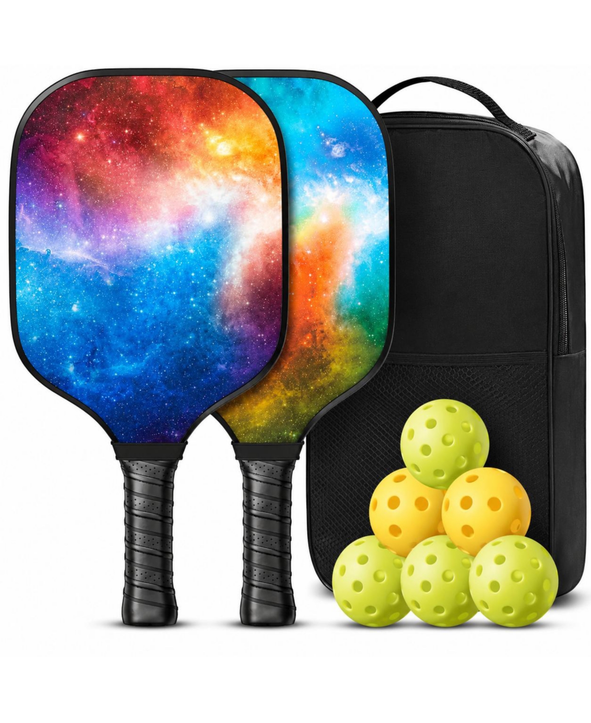 Sportneer Usapa Approved Pickleball Paddles Set With Balls Sweatbands And Carrying Bag