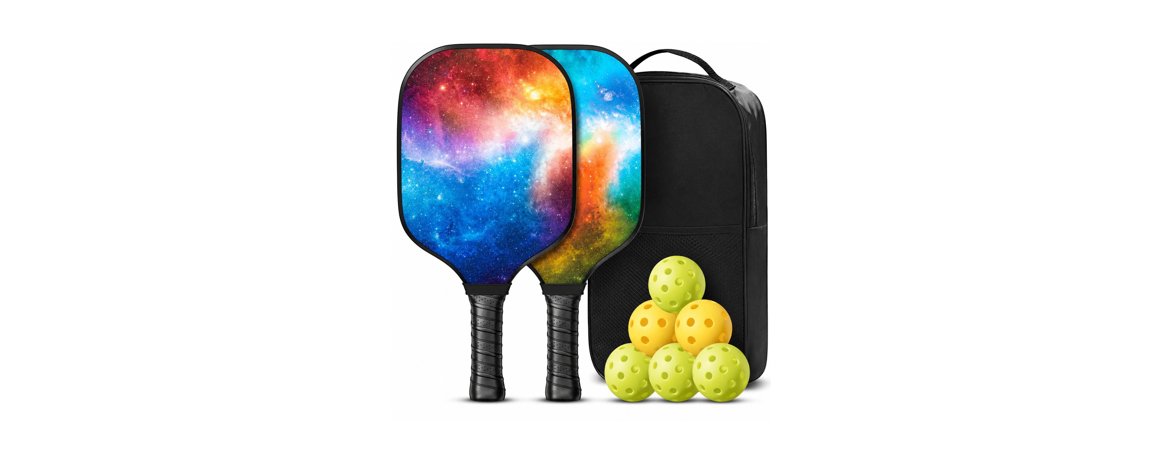 Sportneer Usapa Approved Pickleball Paddles Set With Balls Sweatbands And Carrying Bag