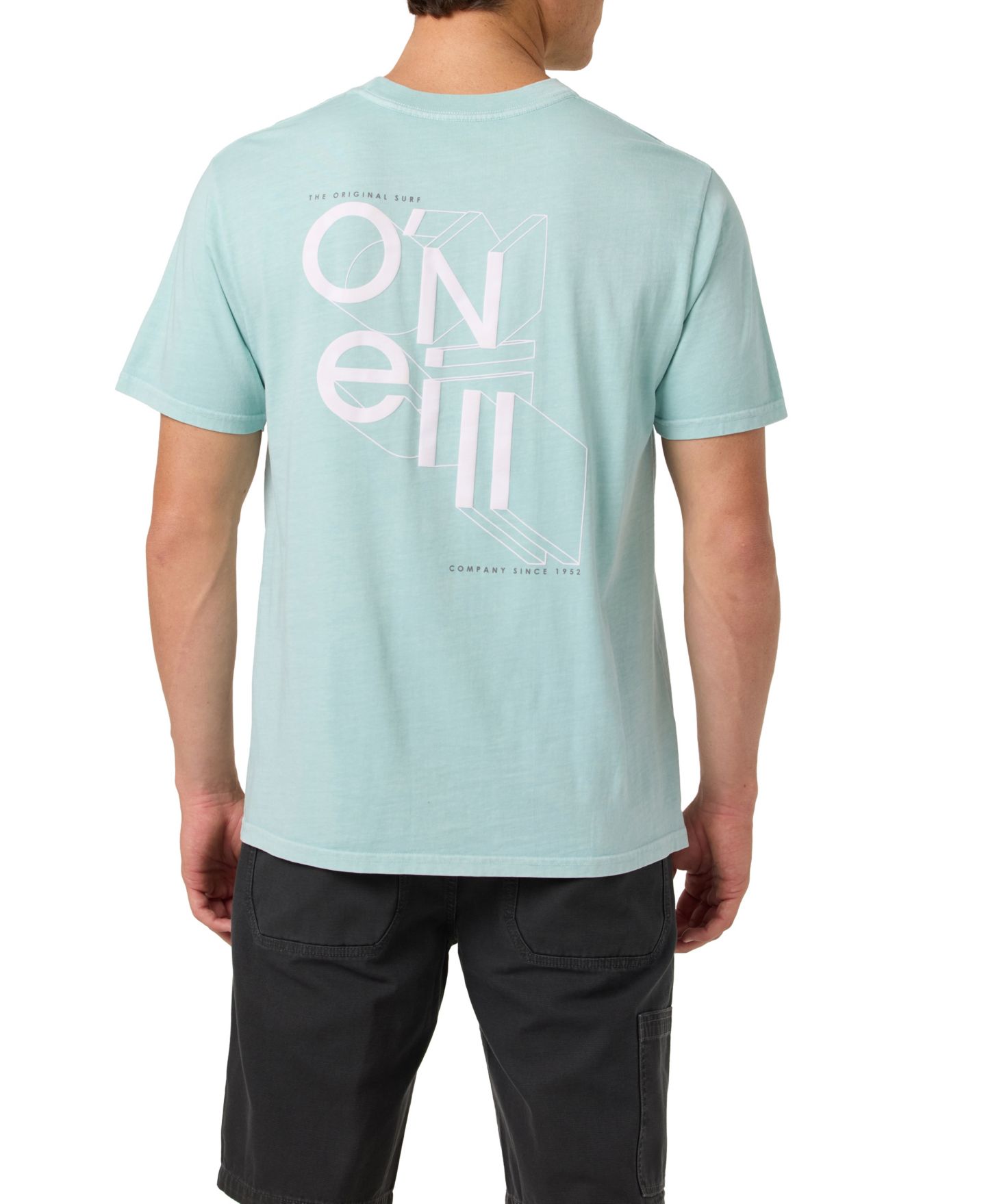 Мужская футболка O'Neill Cubed Graphic Short-Sleeve, цвет: Зелёный — фото 1