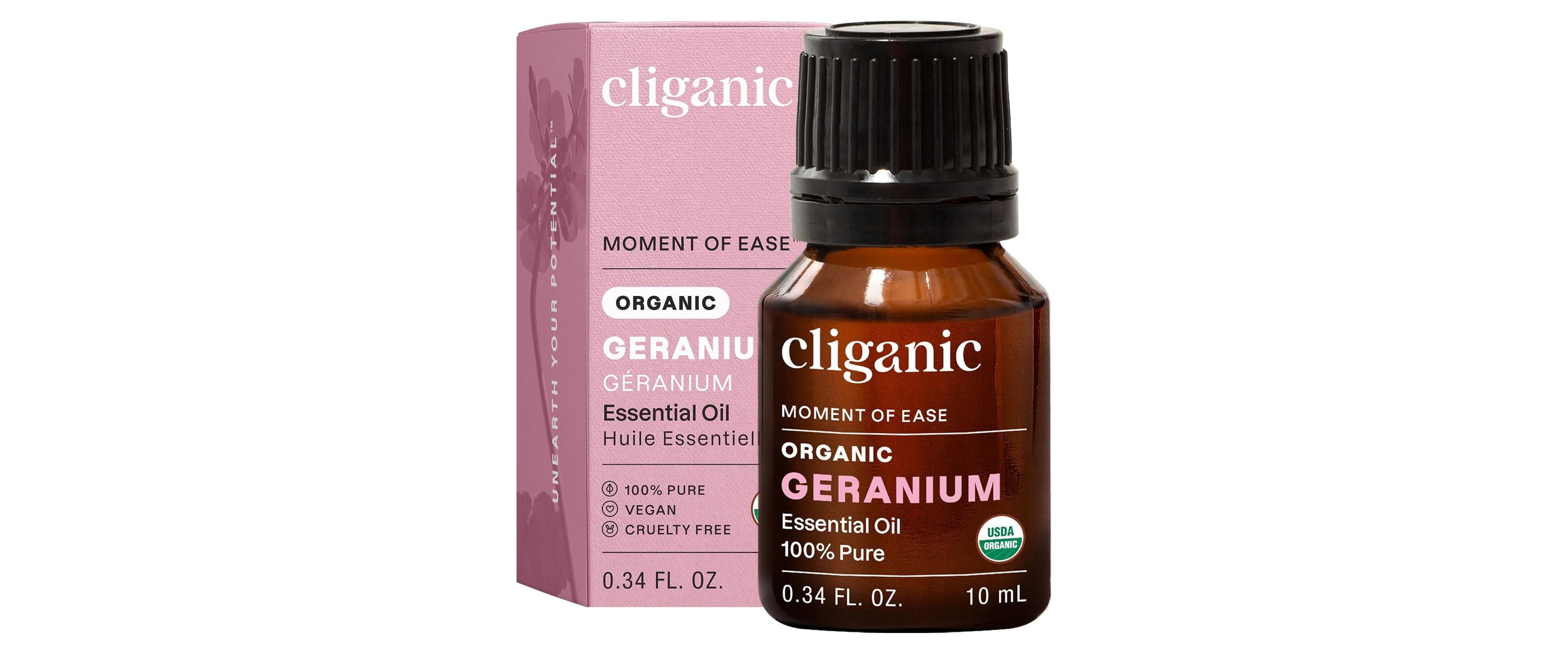 Cliganic Organic Geranium Essential Oil
