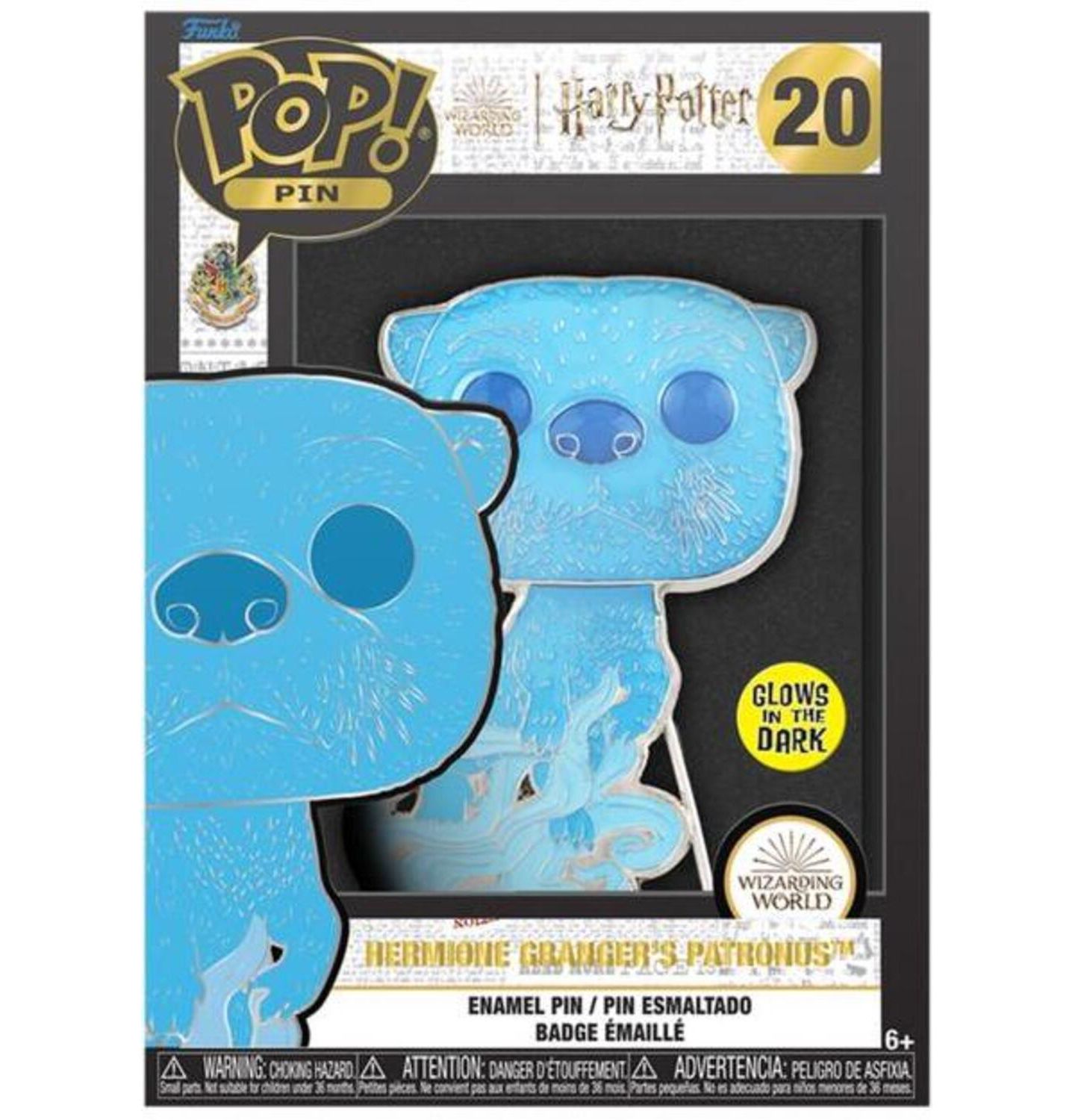 Детские фигурки Funko Pop! Patronus Hermoine Granger Harry Potter Glow-in-the-Dark 1.78" Pin, от 6 лет, цвет: Open Miscellaneous — фото 3