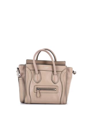 Nano Luggage Bag Grainy Leather