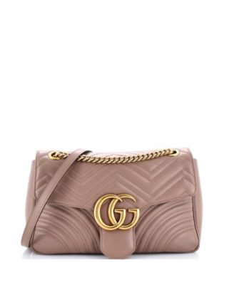 Medium GG Marmont Flap Bag Matelasse Leather