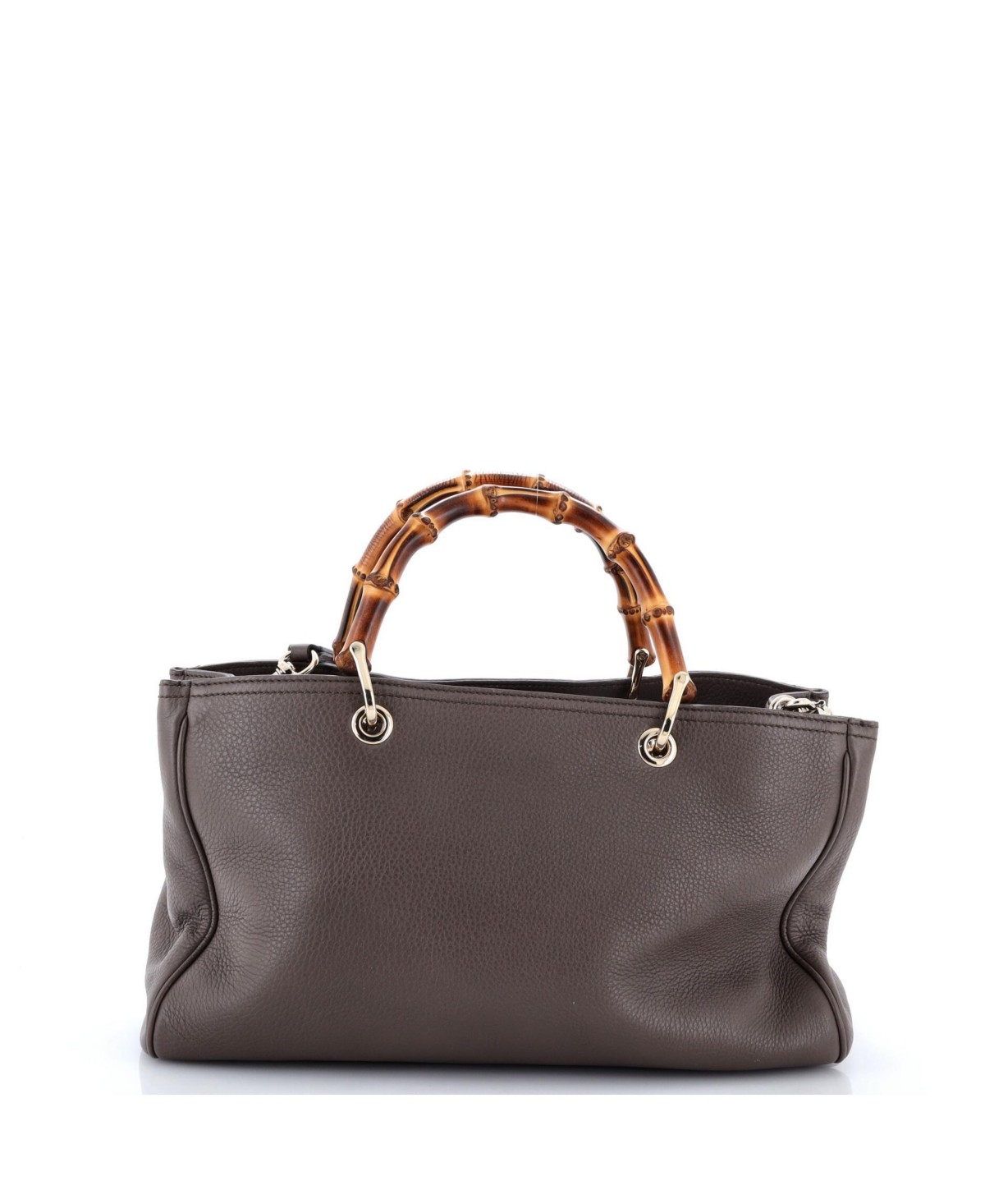 Pre-Owned Gucci Medium Bamboo Shopper Tote Leather - Brown