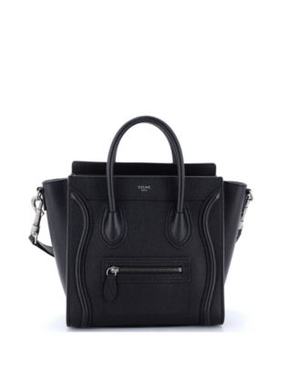 Nano Luggage Bag Grainy Leather