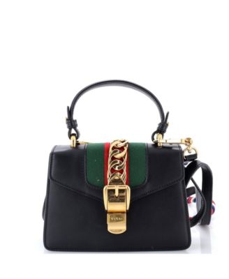 Mini Sylvie Top Handle Bag Leather