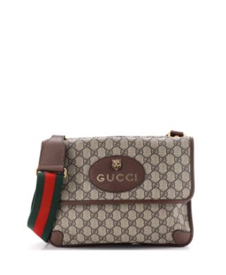 Medium Neo Vintage Flap Messenger GG Coated Canvas