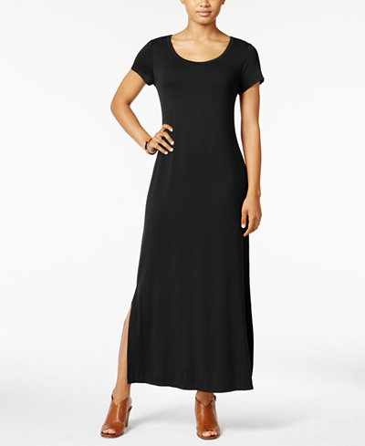 Style & Co Short-Sleeve Maxi Dress, Only at Macy&#39;s - Dresses - Women - Macy&#39;s