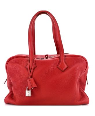 Pre-Owned Hermes 35 Victoria II Bag Clemence