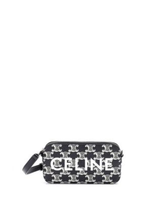 Horizontal Pouch Crossbody Bag Logo Triomphe Coated Canvas