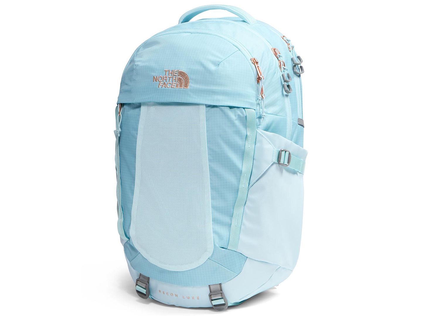Рюкзак The North Face Recon Luxe, цвет: Чёрный / Коралловый — фото 17
