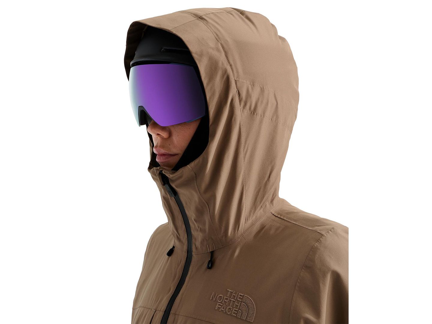 Женская куртка The North Face Thermo-Ball Snow Hooded, цвет: Бордовый — фото 21