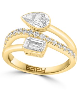 Lab-Grown Diamond Ring (1-5/8 ct. t.w.) in 14k Yellow Gold