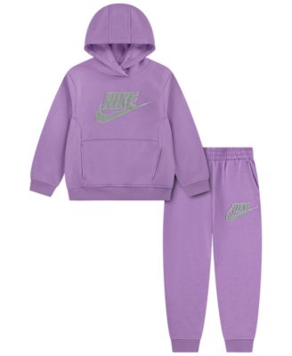 Girls' 4-6X Club Chenille Long-Sleeve Hoodie and Joggers, 2-Piece Set