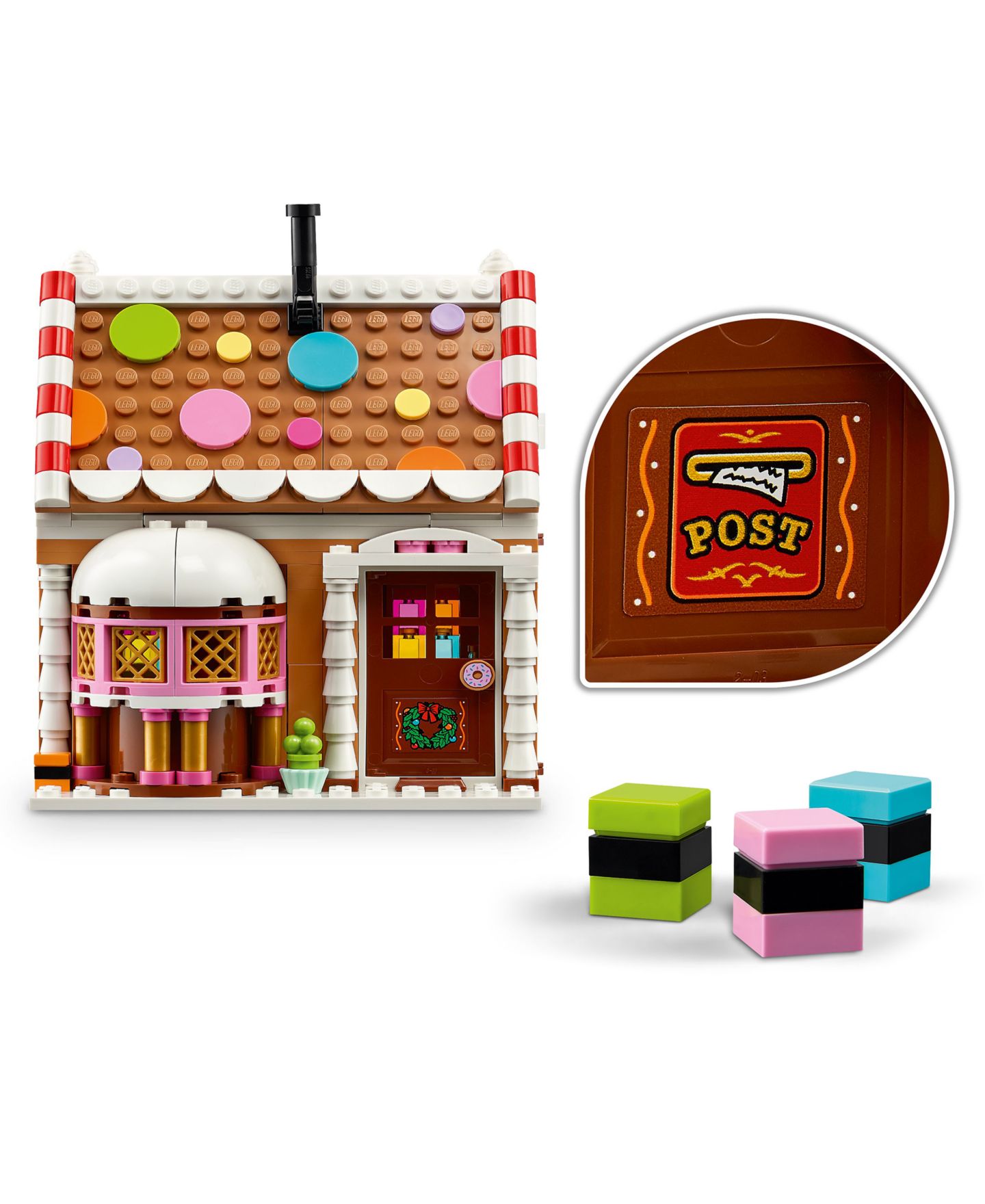 LEGO® Конструктор LEGO Holidays Festive Gingerbread House 40809, 498 деталей, от 10 лет — фото 2