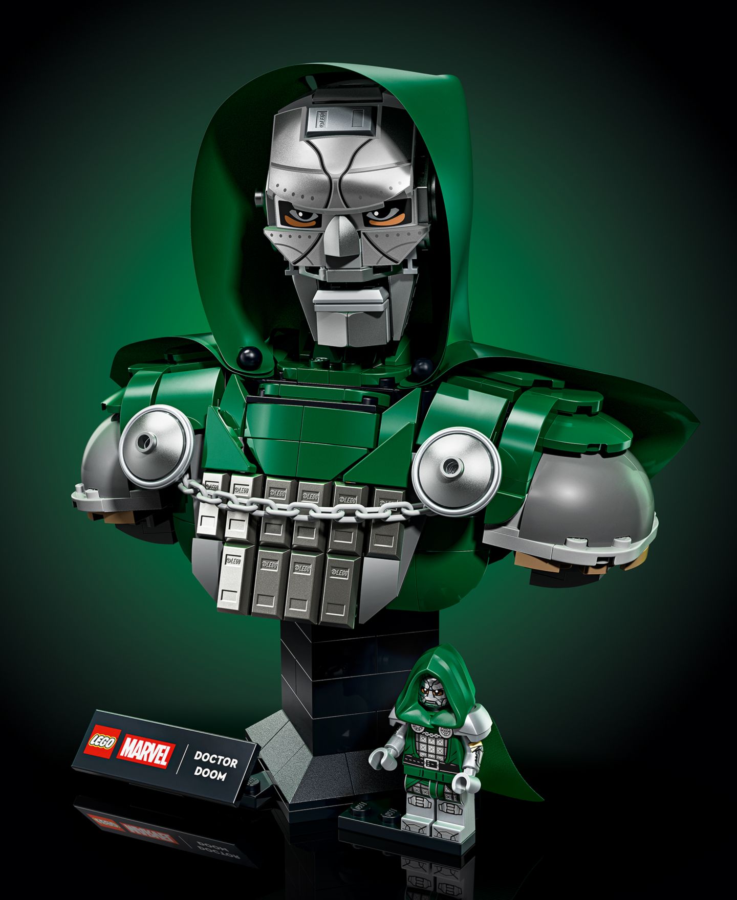 LEGO® Конструктор LEGO Marvel Doctor Doom Bust 76345, 379 деталей, от 18 лет — фото 5