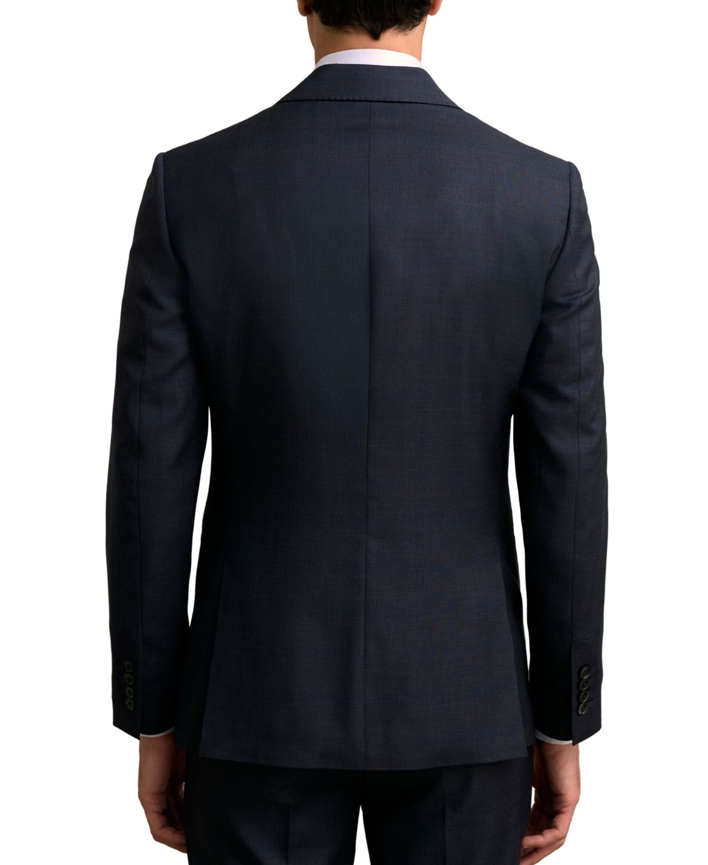Мужской пиджак REISS Seminar Wool Single-Breasted Tailored-Fit Blazer, цвет: Тёмно-синий — фото 4