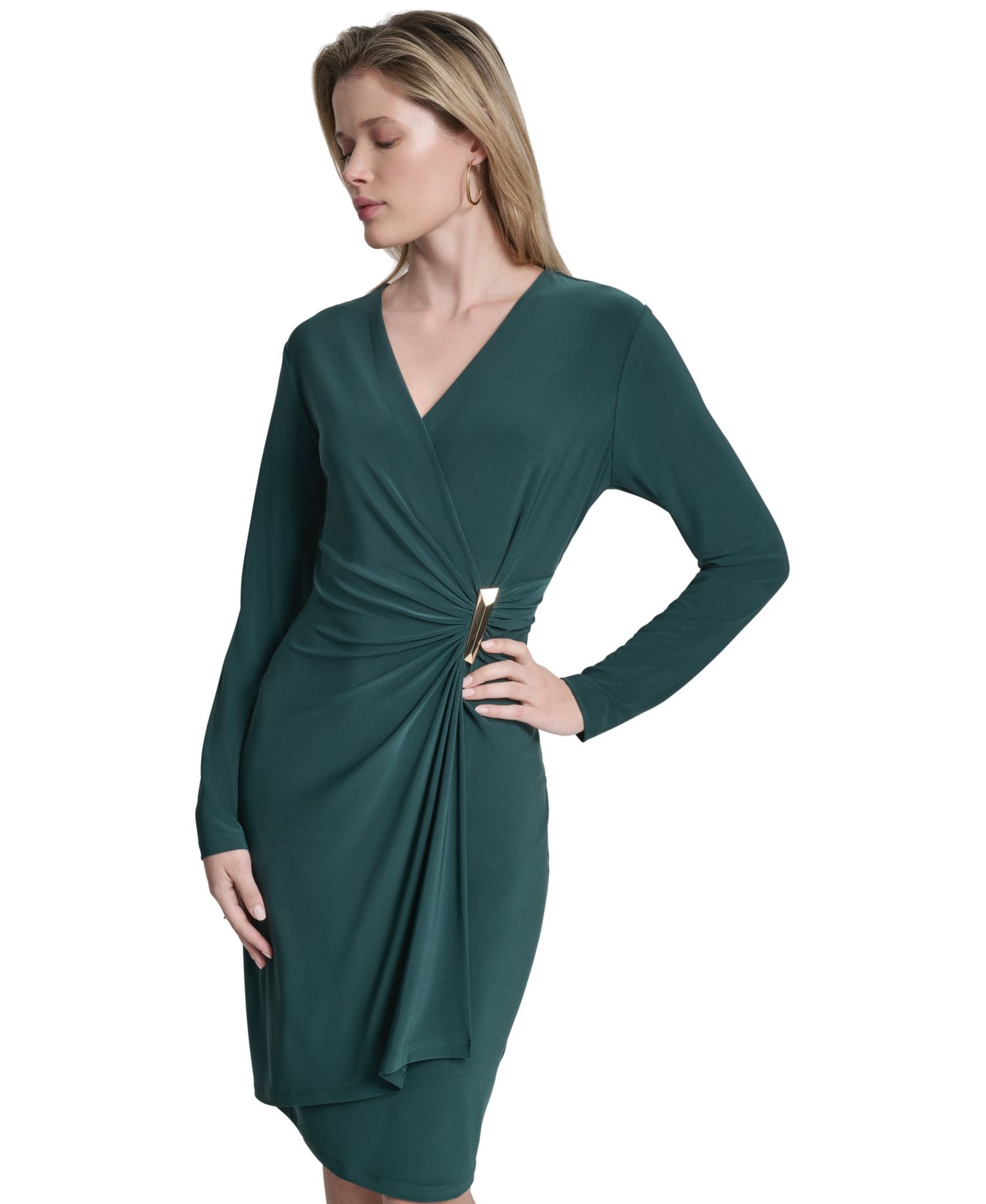 Women's V-Neck Wrap Dress