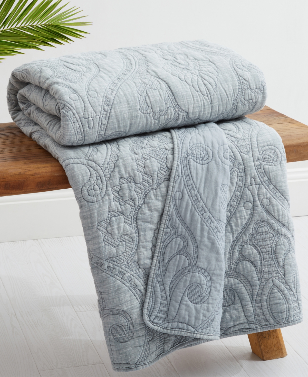 Levtex Helena Textured Quilted Throw, 50" x 60"